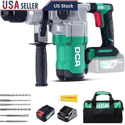 20V Cordless Brushless Rotary Hammer Drill 4.5J 3800BPM SDS-Plus Safety Clutch