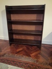 vintage Solid Wood bookcase, Please See Pictures For Sizes And Condition