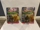 Vintage 1988 Leonardo Donatello Complete TMNT Vintage Ninja Turtles Unpunched