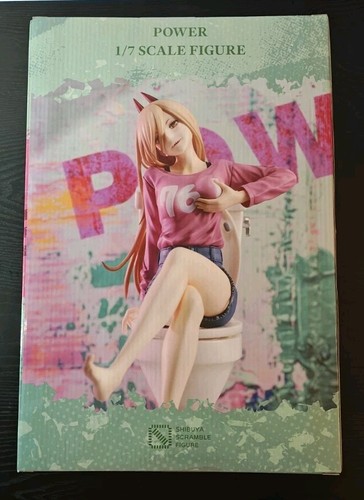 Chainsaw Man Power 1/7 Scale Figure Shibuya Scramble eStream Authentic SEALED - Picture 8 of 11