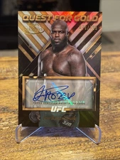 Jair Rozenstruik Quest For Gold Auto /199 - 2024 Topps Gold Label UFC #QGS-JRO