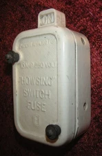 Antique Howsing Fuse Switch industrial Factory STEAMPUNK