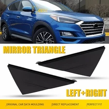 2X Left Right Fender Mirror Molding Triangle Trim For 2016-2020 Hyundai Tucson R