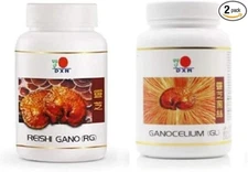 DXN 1 Bottle Reishi Gano RG 360 Capsules + 1 Bottle Ganocelium GL 360 Capsules