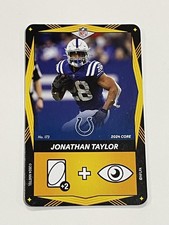 2024 UNO Elite Football Yellow #173 - Jonathan Taylor - Indianapolis Colts