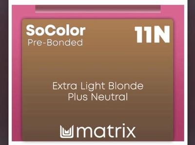 Matrix SoColor Pre-Bonded 11N Extra Light Blonde Plus Neutral Hair Color