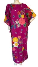 Vintage Oscar De La Renta by Swirl Muumuu Kaftan House Dress Night Gown M/L