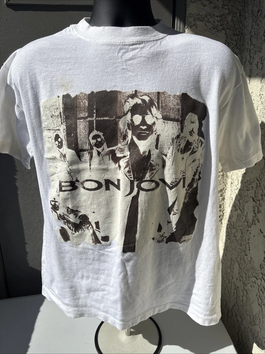 Bon Jovi Shirt In Men's Vintage T-Shirts for sale | eBay