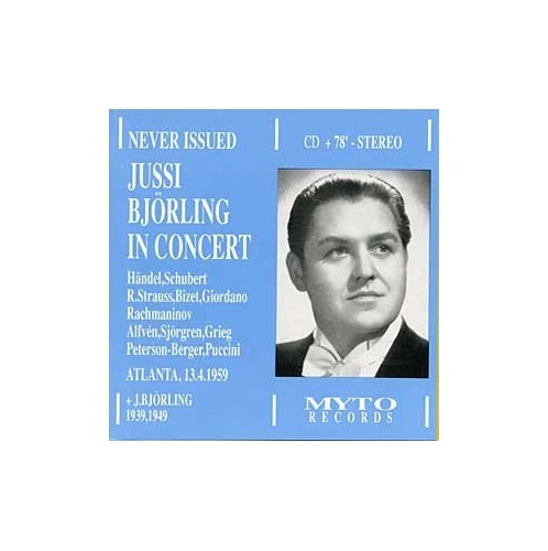 Jussi Björling - In Concert Atlanta (1959) - Jussi Bjorling CD J6VG The Cheap - Bild 1 von 2