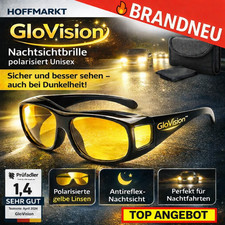 Hoffmarkt GloVision™ Nachtsichtbrille Nachtbrille Überbrille polarisiert Unisex
