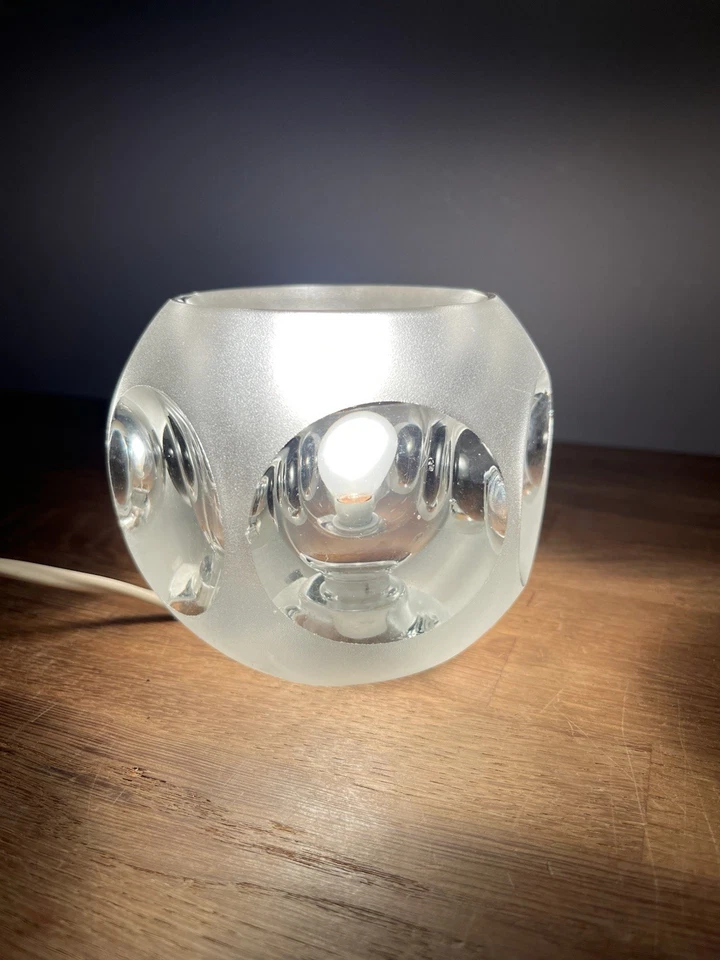 Peill & Putzler Ice Cube Tischlampe-Lampe-70ies/70er Jahre-TA14 -used Topp - Bild 3 von 4