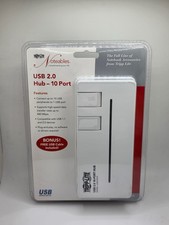Tripp Lite U222-010-R USB 2.0 10-Port Hub with Power Supply  Cable New
