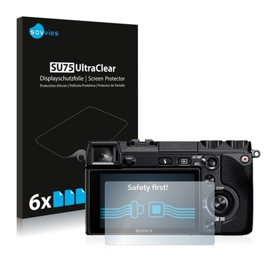 6x Schutzfolie für Sony Alpha NEX-7 Displayschutz