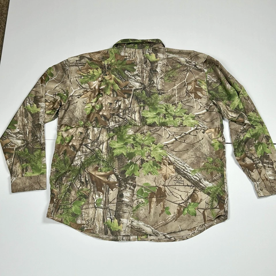 Game Winner Realtree Camo Hunting Shirt Men’s XL Long Sleeve Outdoor Apparel - Image 3 of 4