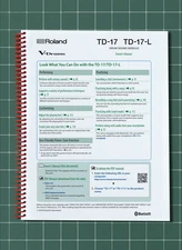 Roland TD-17 — 4 in 1 Owners Manual Guide Instructions — 142 Pages — USA Made