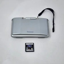Original Nintendo DS Grey (NTR-001) w/ Game & Charger - Tested