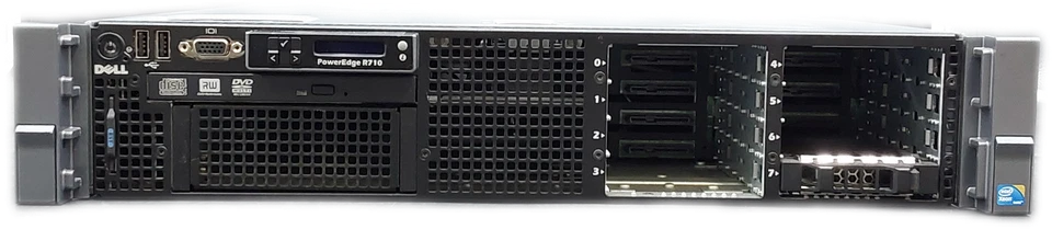 Dell PowerEdge R710 (2x) Xeon E5520 @2.27GHZ 64Gb DDR3 PERC6i  - Image 3 of 4