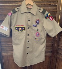BOY SCOUTS OF AMERICA Official Uniform SHIRT BSA Eagle Scout Texas OA BSA