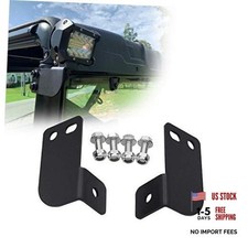 Rear Roof Pillar Roll Cage Bar Reverse LED Backup Light Pod Mounting Brackets