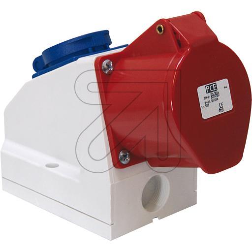 Feuchtraum Kombi-Schalter/Steckdose IP44, 250V~ 10/16A ...
