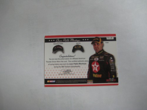 2007 Wheels Triple Hat Juan Pablo Montoya 14/99 - Picture 2 of 2