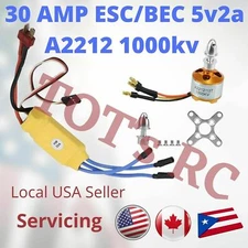 A2212 1000KV Motor 30AMP ESC 30a ESC 3s ESC DEANS | XT60 rc airplane heli drone