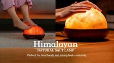 Himalayan Salt Foot Dome Lamp 8x8x5” with light Dimmer | Foot Care & Relaxation