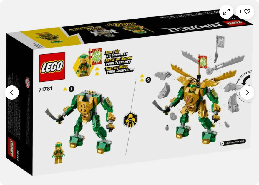 Lego 71781 Lloyd's Mech Battle EVO NINJAGO Minifigure