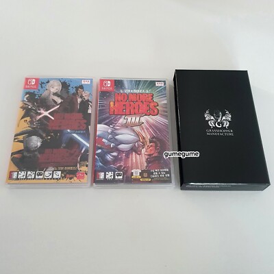 Switch No More Heroes 1 & 2 + 3 + Sleeve Korean English Chinese Multi Language