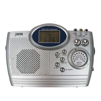 Jwin JX-M16 Multiband Radio Clock Digital Ultra Sensitive 12 Band