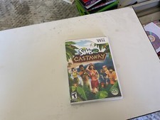 The Sims 2: Castaway (Nintendo Wii, 2007) Torn Plastic CIB with Manual