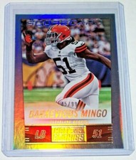 2014 Panini Hot Rookies Scorecard Parallel Barkevious Mingo /99 Browns LSU Bears