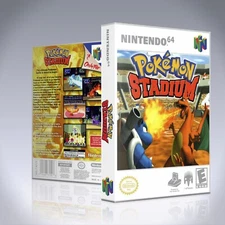 Nintendo 64 Case - NO GAME - Pokémon Stadium