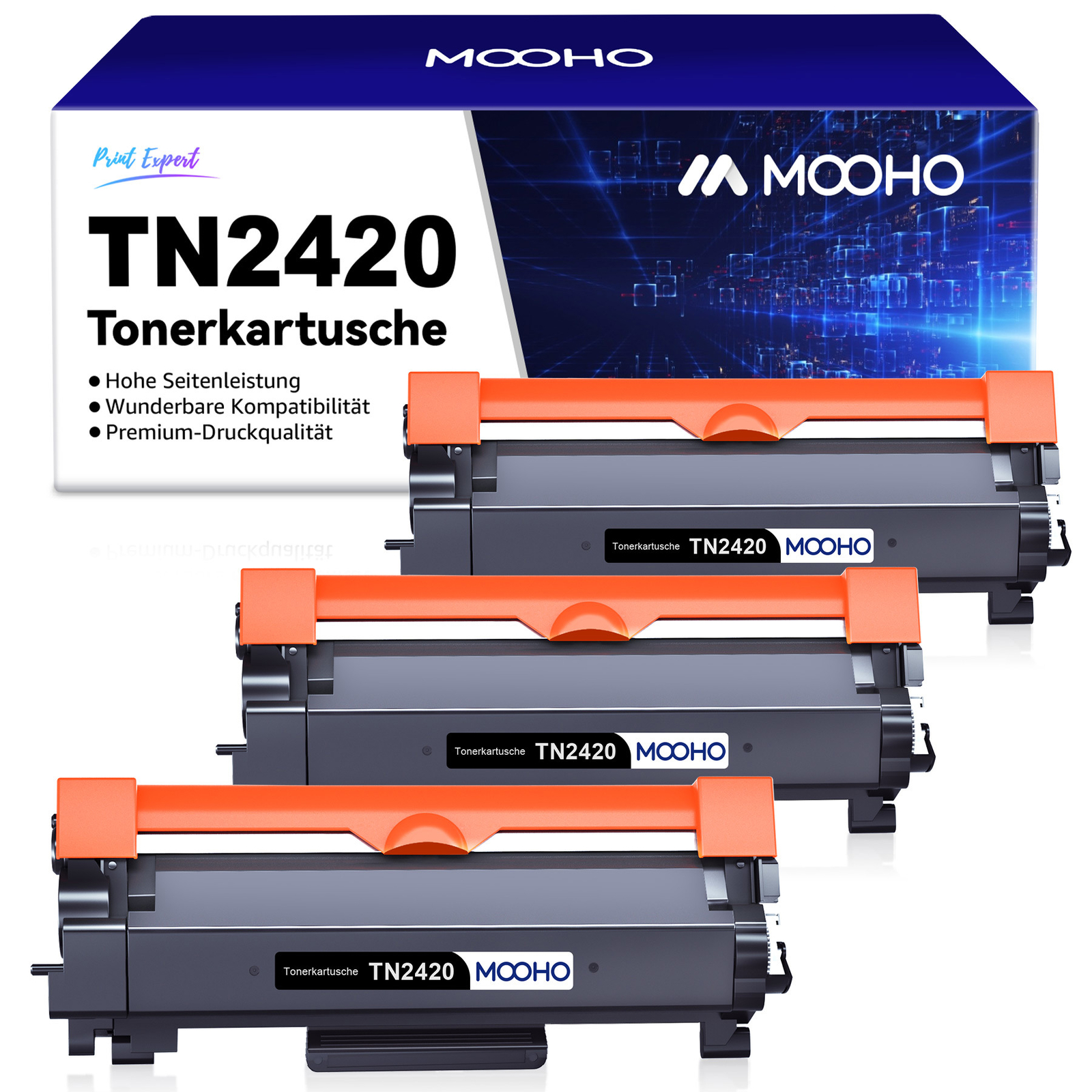 2 TONER BROTHER TN-2420 Nero 2x3000PP X HL-L2310/2350/2370/2375 DCP-L2550/2510 MFC-L2710/2750/2730 - Foto 7