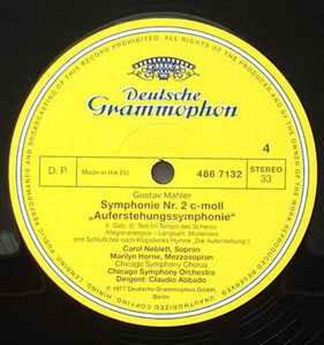 DGG 4867130 MAHLER SYMPHONY NO.2 RESURRECTION THE ORIGINAL SOURCE numbered - Picture 12 of 12