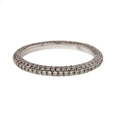 Micro Pave 150 Diamond .75ct Band Platinum Eternity Ring PSD