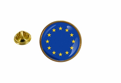 pin flaggen pins anstecker Anstecknadel rund fahne europa EU UE cdd - Bild 1 von 1