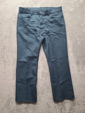 Vintage Levis Pants Mens 40x32 Pleated Dress Casual Dacron Polyester Black Tab