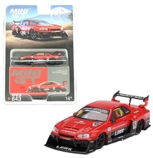Mini GT 1:64 Nissan Skyline LB-ER34 Super Silhouette Red/Black LBWK MGT00843