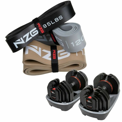Juego de mancuernas ajustables NonZero Gravity PowerDyne 55 lb/80 lb con complemento - Imagen 21 de 32