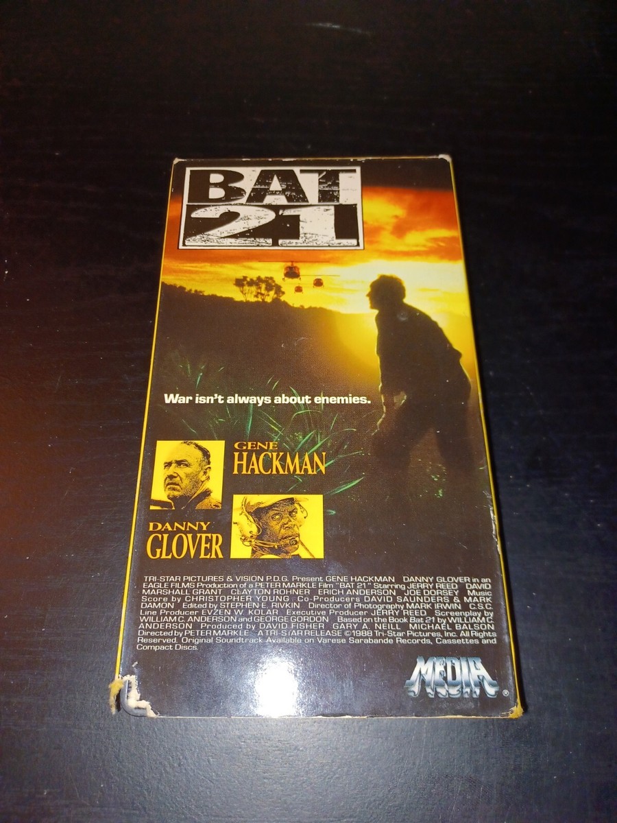 Bat 21 (VHS 1990) Gene Hackman, Danny Glover, Vietnam War Drama