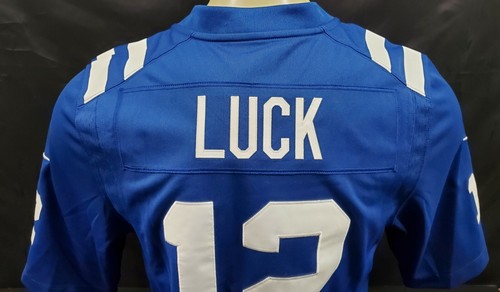 Nike Indianapolis Colts Andrew Luck #12 Speed Machine Jersey, Blue, S 917311-433 - Picture 4 of 11
