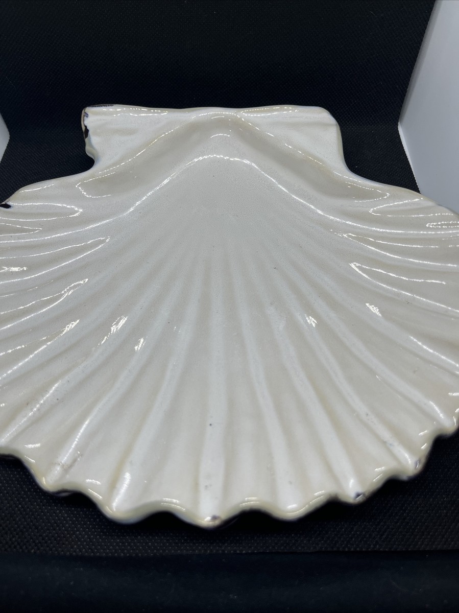 Pottery Barn Outlet サービングプレートセット Pottery Barn Under The Sea Clamshell Shell Plate 8