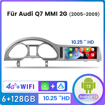 6+128G Android 13 Autoradio Für Audi Q7 4L 2005-2015 GPS Navi 4G WIFI BT carplay