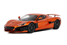 1/18 Rimac Nevera 2021 (Magma Orange) Resin Model Car by GT Spirit GT880
