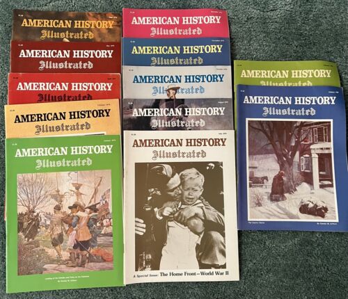 American History Illustrated Lot of 12 January - December 1979 80 Franklin WWII - Imagen 2 de 13