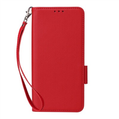 Leather Strap Wallet Phone Case For Xiaomi Redmi Note 14 13 12 11 10 9 Pro 9T