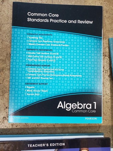 Teachers Edition, INDIANA ALGEBRA 1, Pearson, Vol 1, Brand New, Free Ship USA - 第 3/4 張圖片
