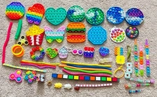 Lot of sensory toys, (fidget toys, pop its, etc etc!)