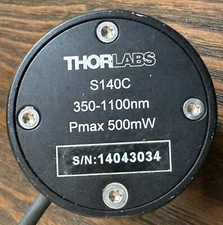 Thorlabs S140C 350-1100nm 500mW Max Detector ONLY